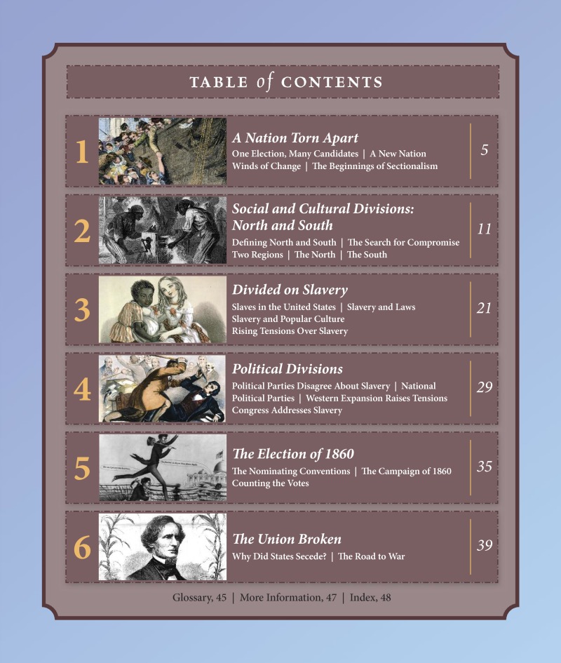 A Nation Divided: Causes of the Civil War book cover