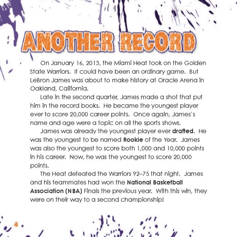 Awesome Athletes: LeBron James — page 1