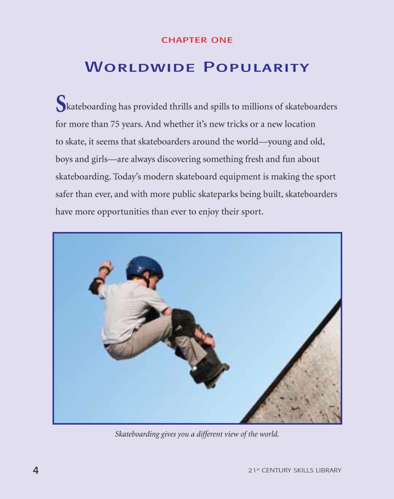 Healthy For Life: Skateboarding — page 1