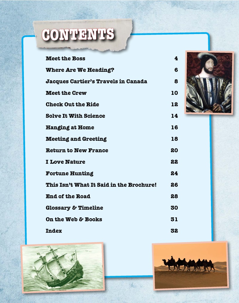 Explore with Jacques Cartier book cover