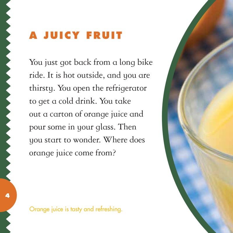 How Did That Get To My Table? Orange Juice — page 1