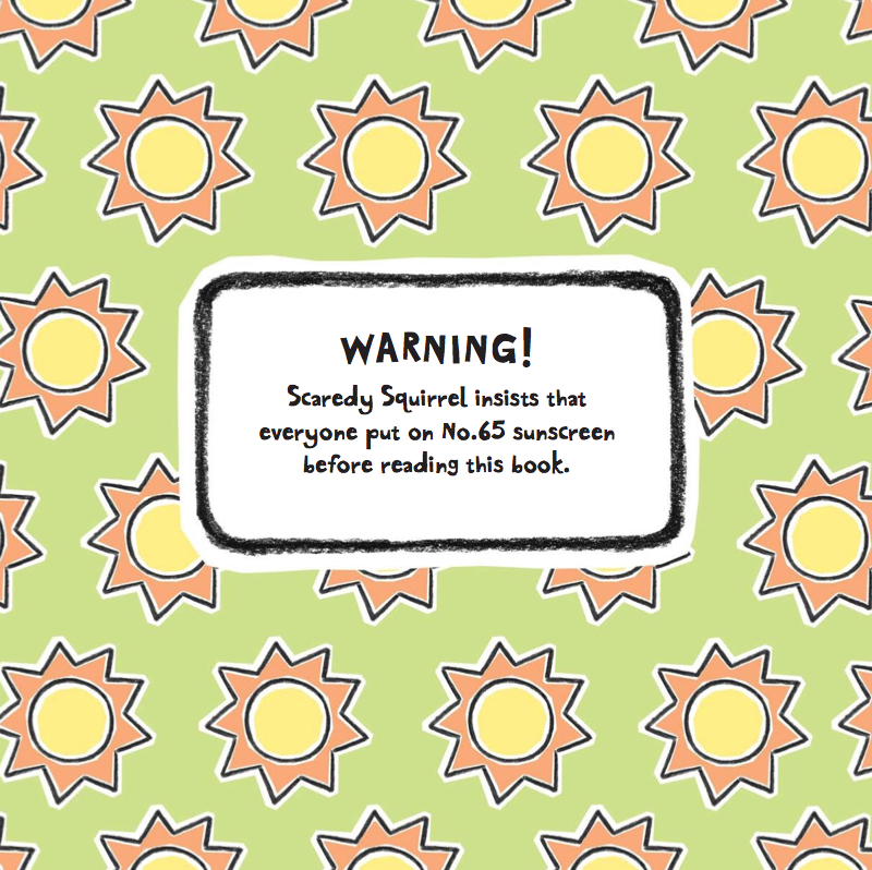 Scaredy Squirrel at the Beach book cover