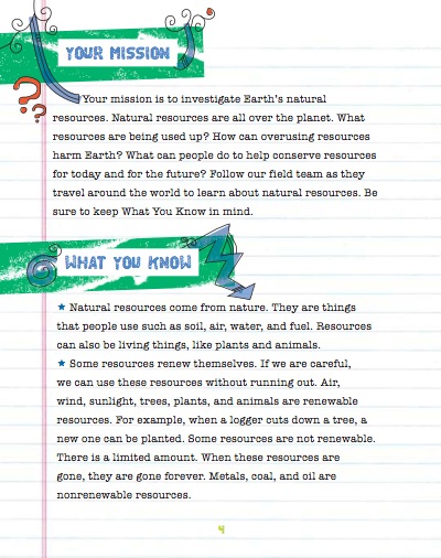 Save The Planet: Protecting Our Natural Resources — page 1
