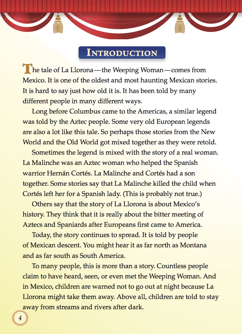 La Llorona: Retelling a Mexican Legend — page 1