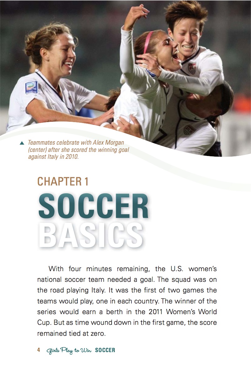 Girls Play to Win Soccer — page 1