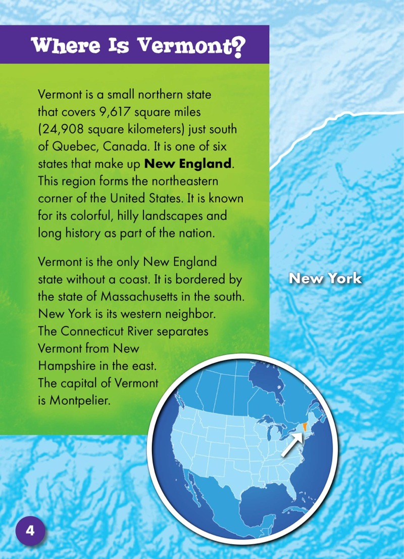 Exploring the States: Vermont — page 1