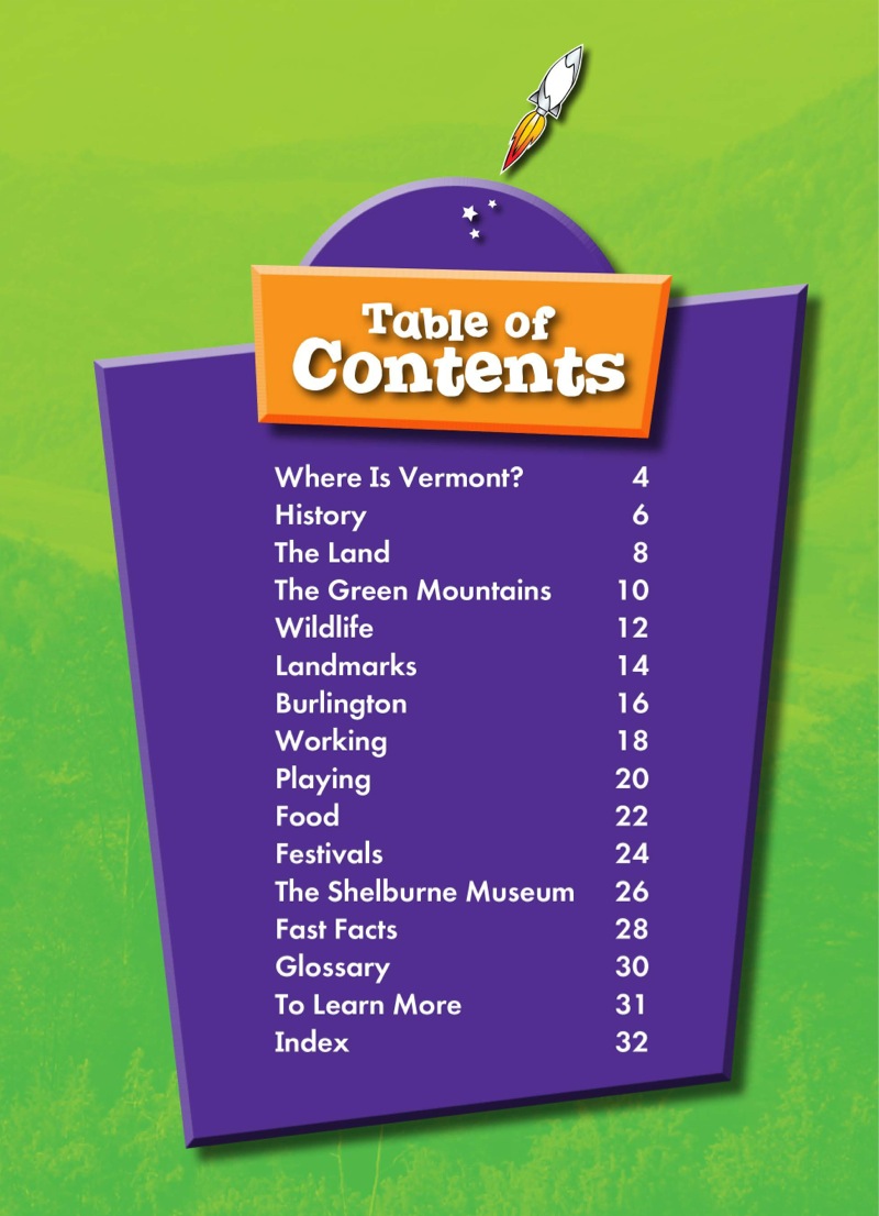 Exploring the States: Vermont book cover