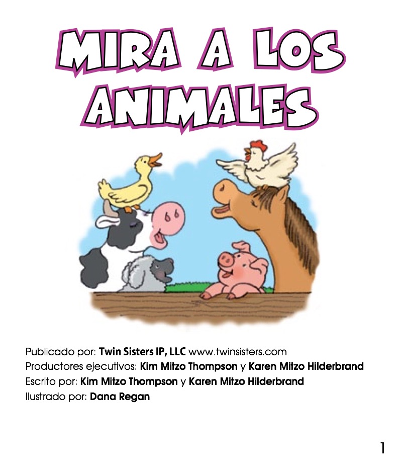 Mira a los animales book cover