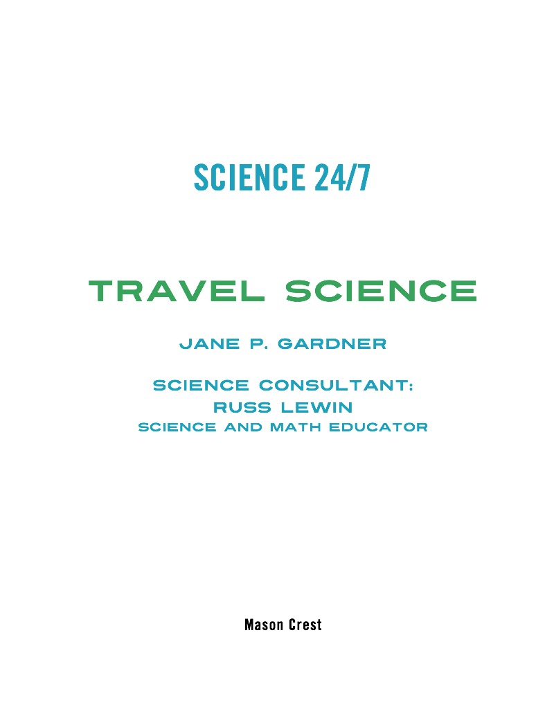 Travel Science book cover