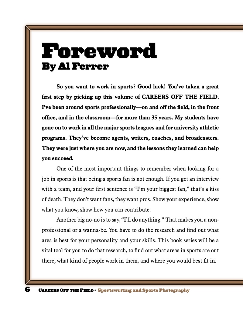 Sportswriting and Sports Photography — page 1