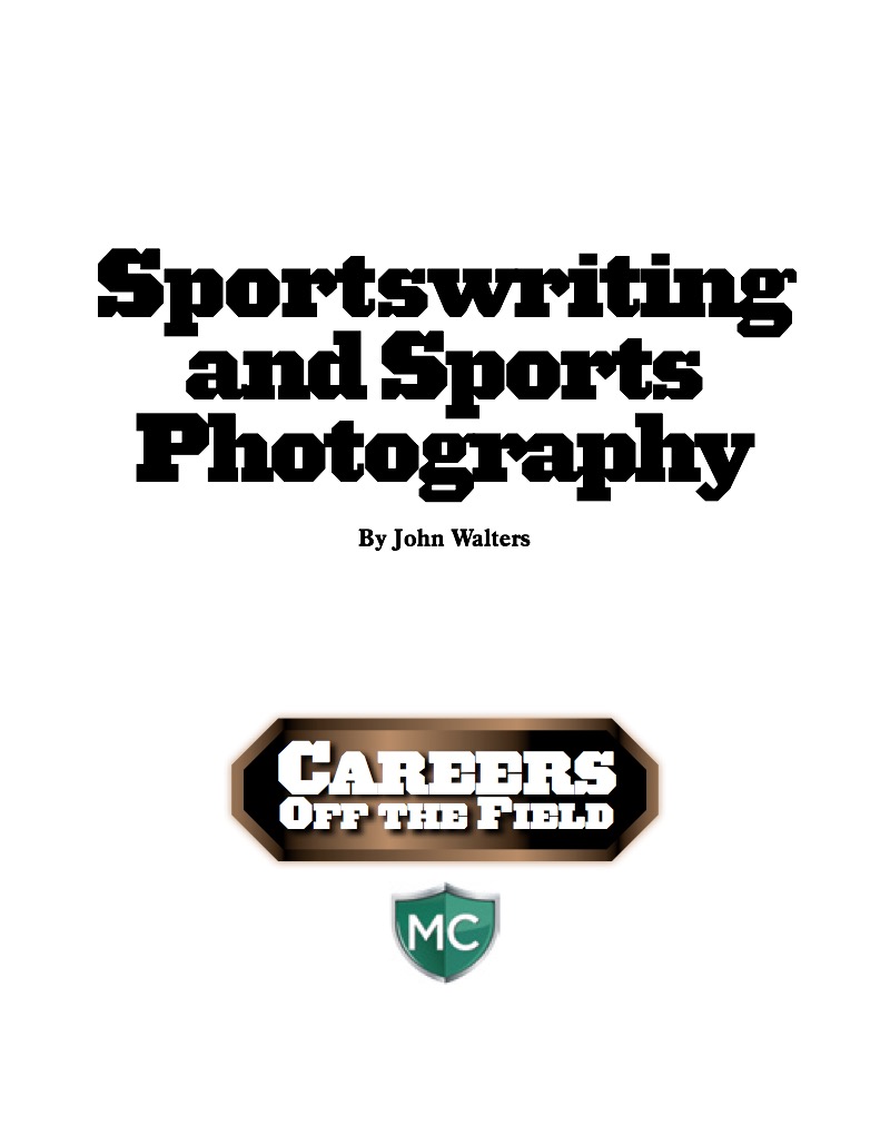 Sportswriting and Sports Photography book cover