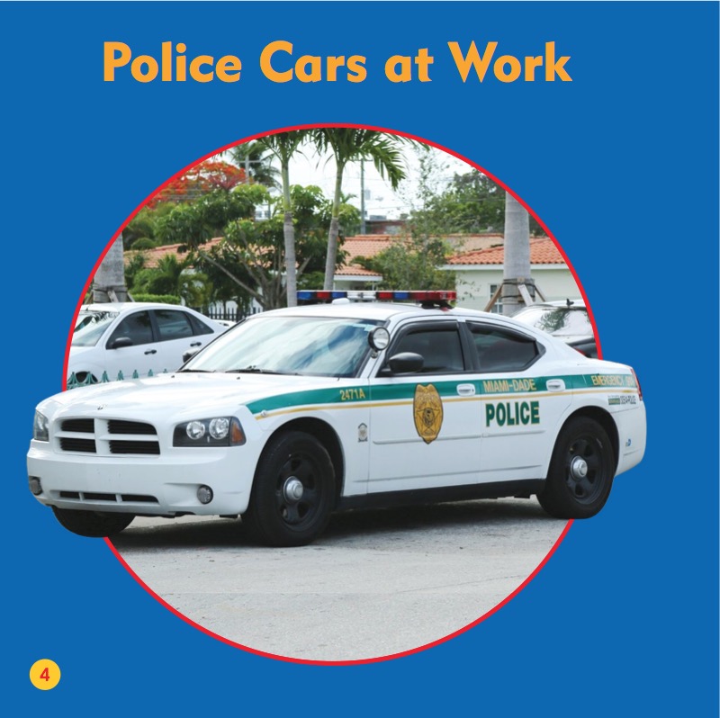 Machines at Work: Police Cars — page 1