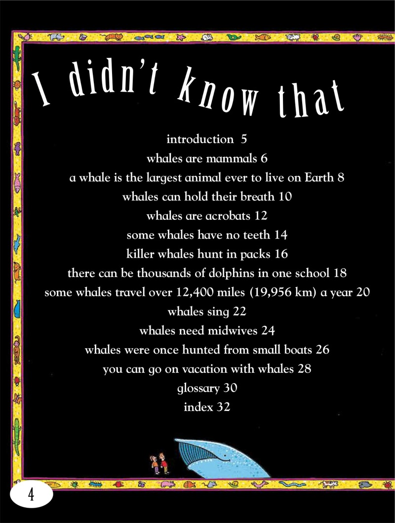 I Didn't Know That Whales Can Sing — page 1