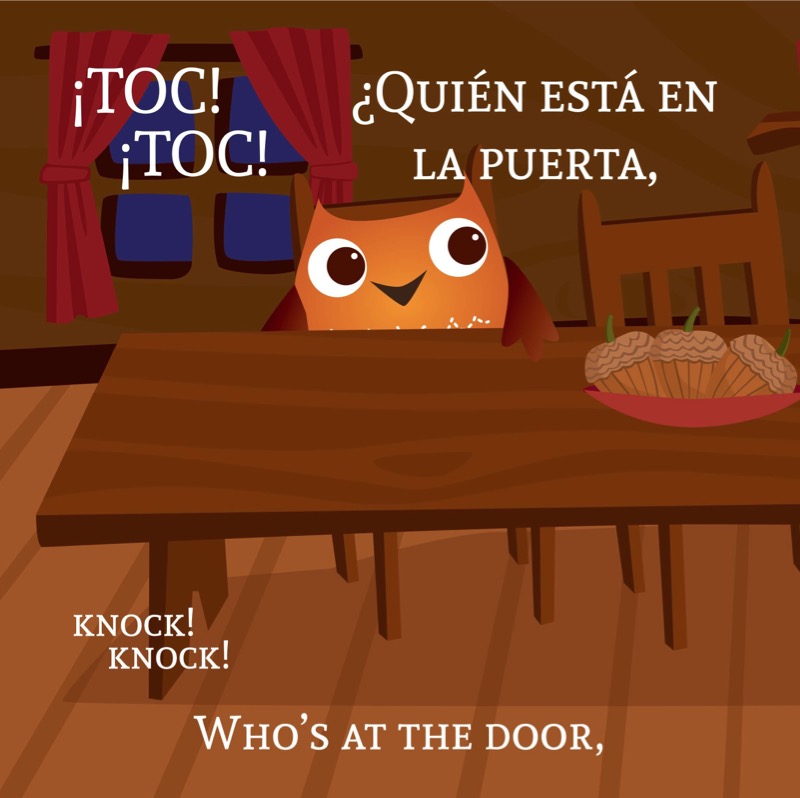 ¿Quién viene a cenar, Pequeño Hoo? / Who's Coming for Dinner, Little Hoo? — page 1