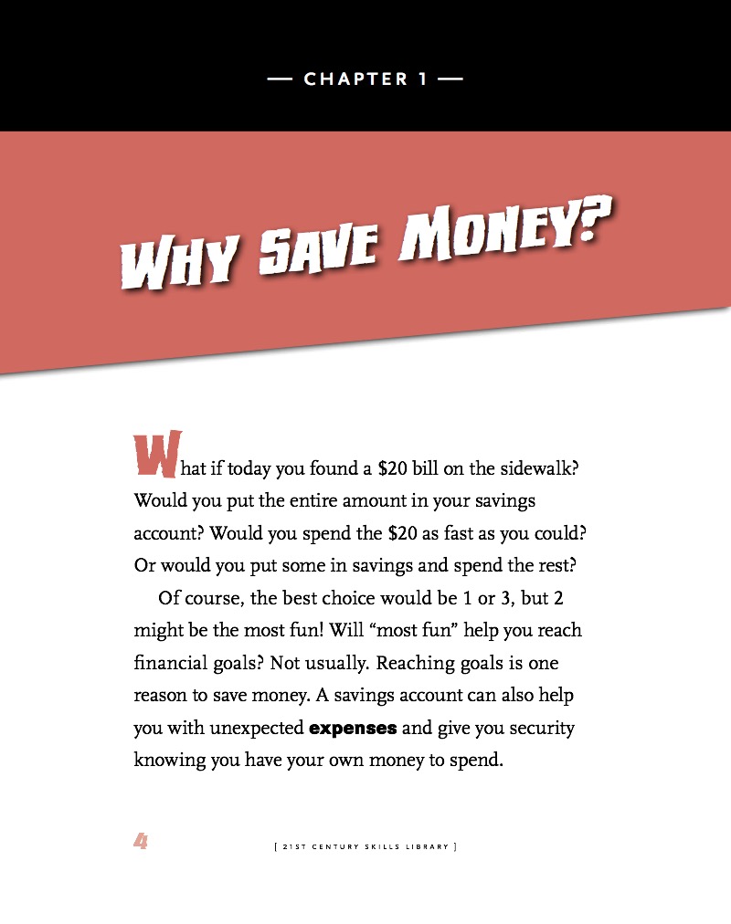 Saving For The Future — page 1