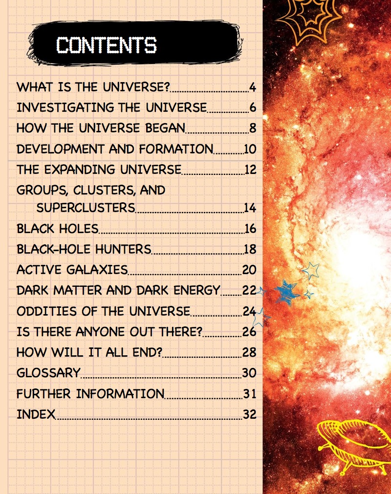 The Universe, Black Holes, and the Big Bang — page 1