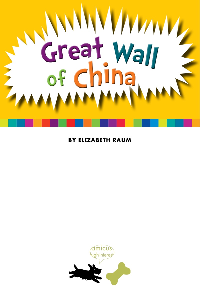 Great Wall Of China book cover