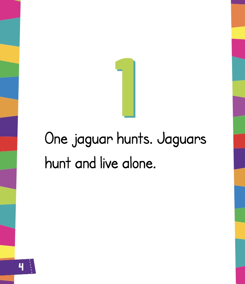 Down In The Jungle 1,2,3: A Rain Forest Counting Book — page 1