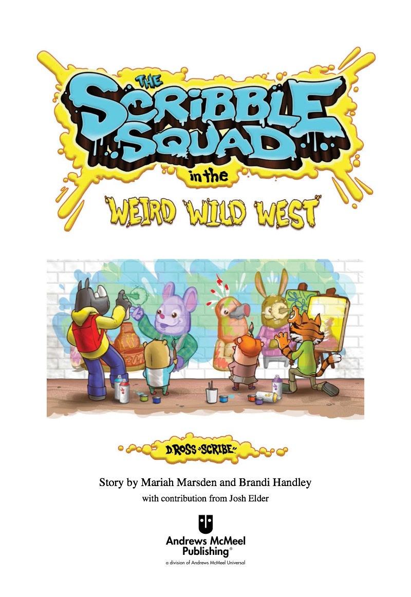The Scribble Squad in the Weird Wild West book cover