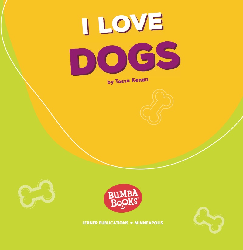 I Love Dogs book cover