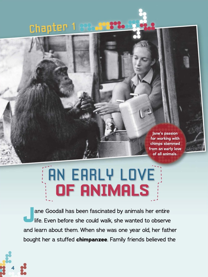 Animal Scientist and Activist Jane Goodall — page 1