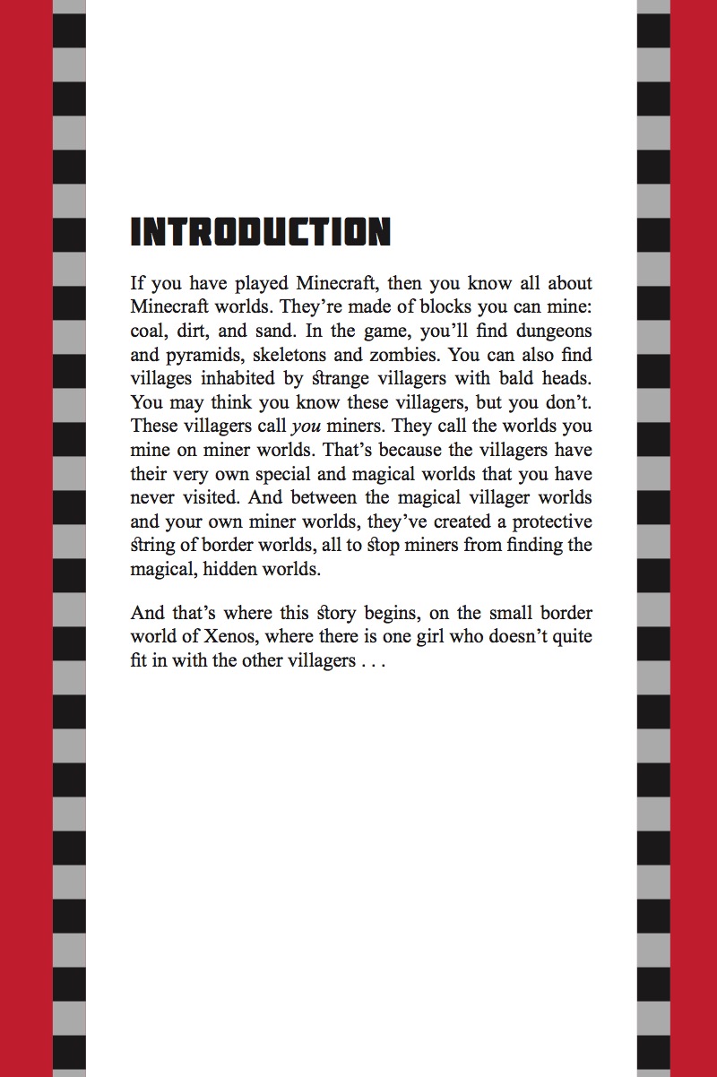 Quest for the Golden Apple: An Unofficial Graphic Novel for Minecrafters — page 1