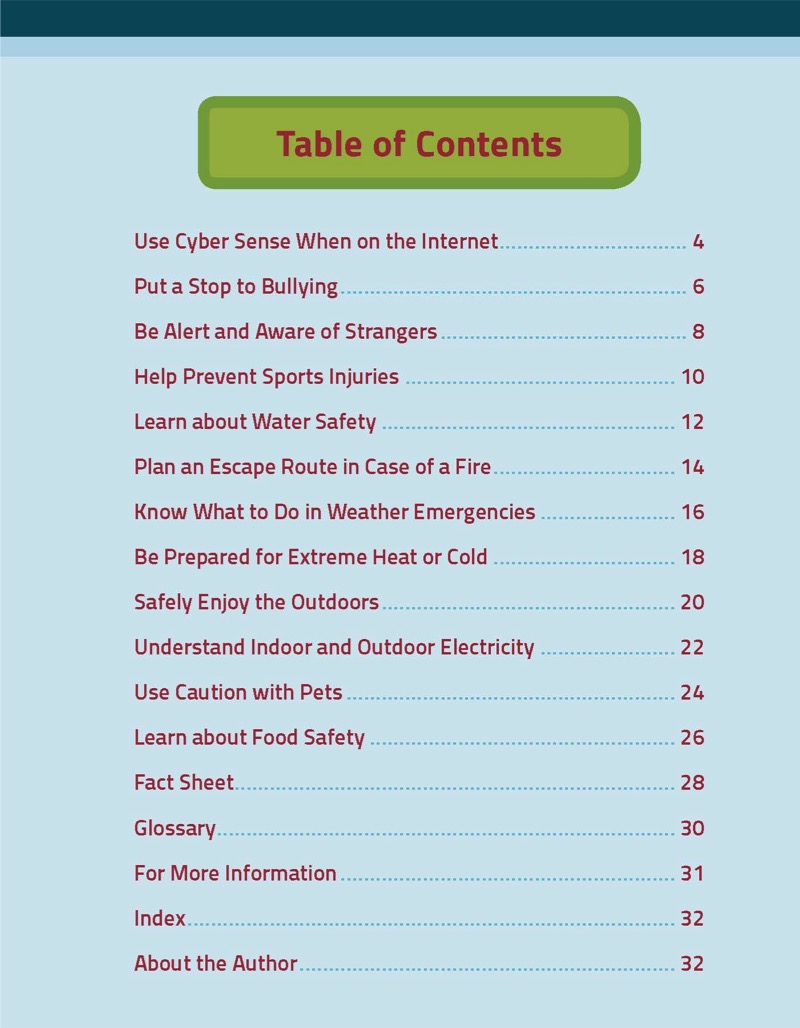 12 Tips For Staying Safe book cover