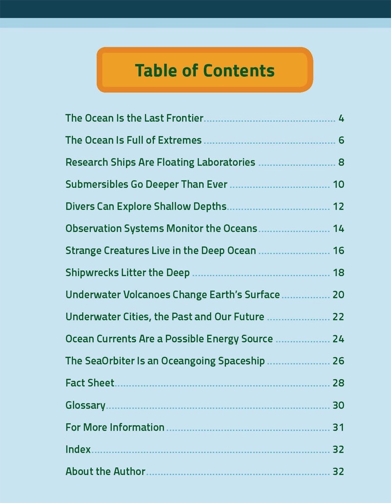 Exploring The Depths Of The Ocean book cover