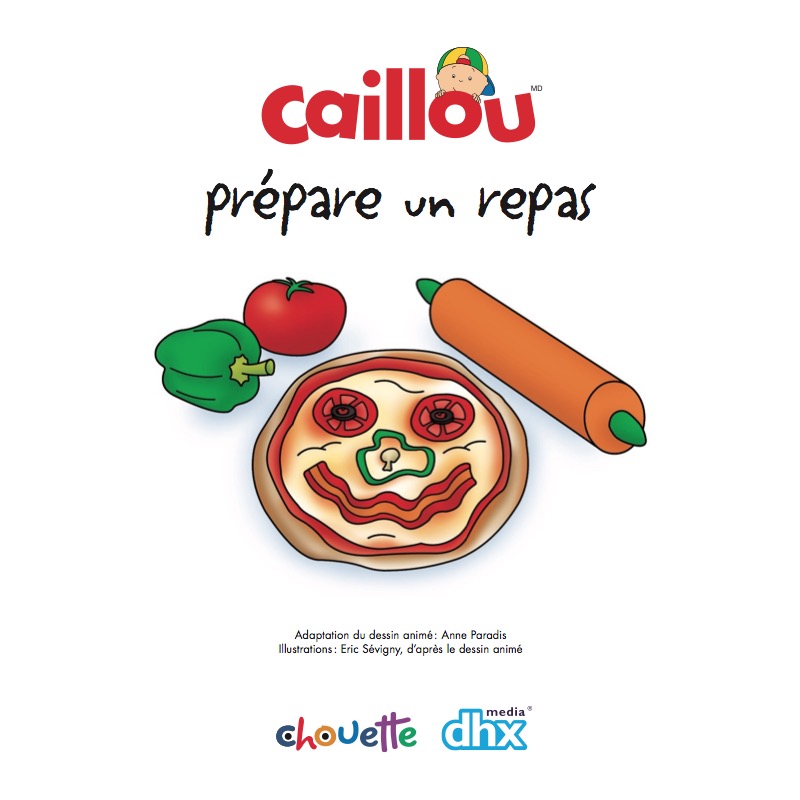 Caillou: Prepare un repas book cover