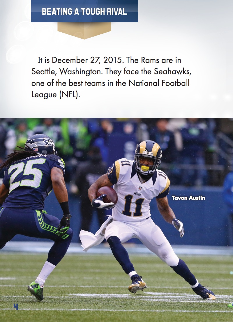 The Los Angeles Rams Story — page 1