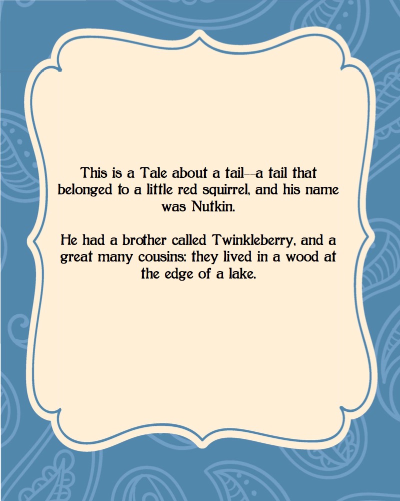 The Tale of Squirrel Nutkin — page 1