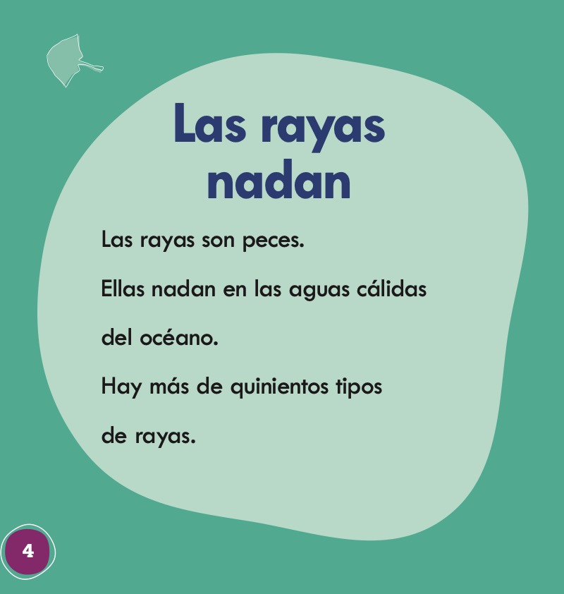 ¡Mira, una raya! (Look, a Ray!) — page 1