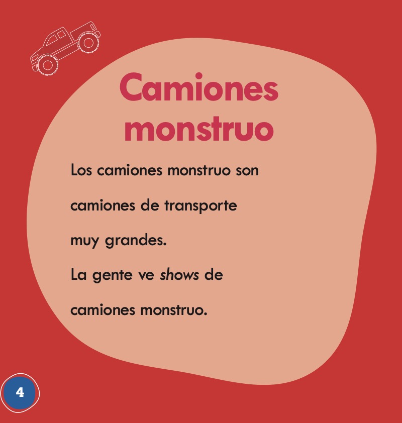Camiones monstruo en acción (Monster Trucks on the Go) — page 1
