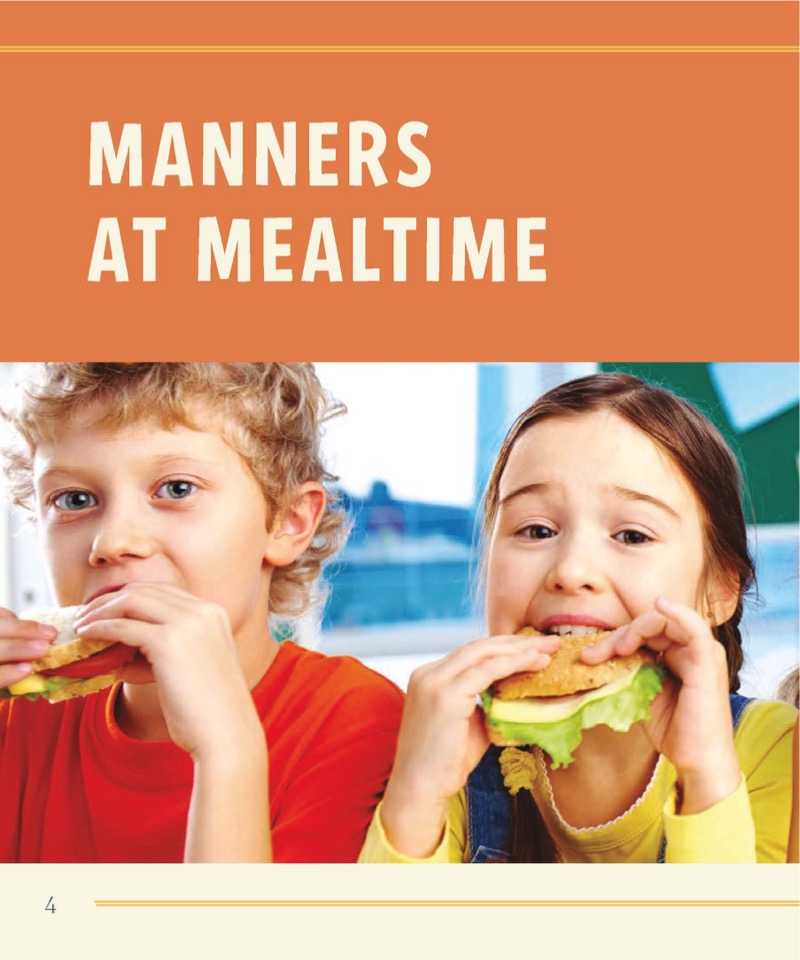 Manners at Mealtime — page 1