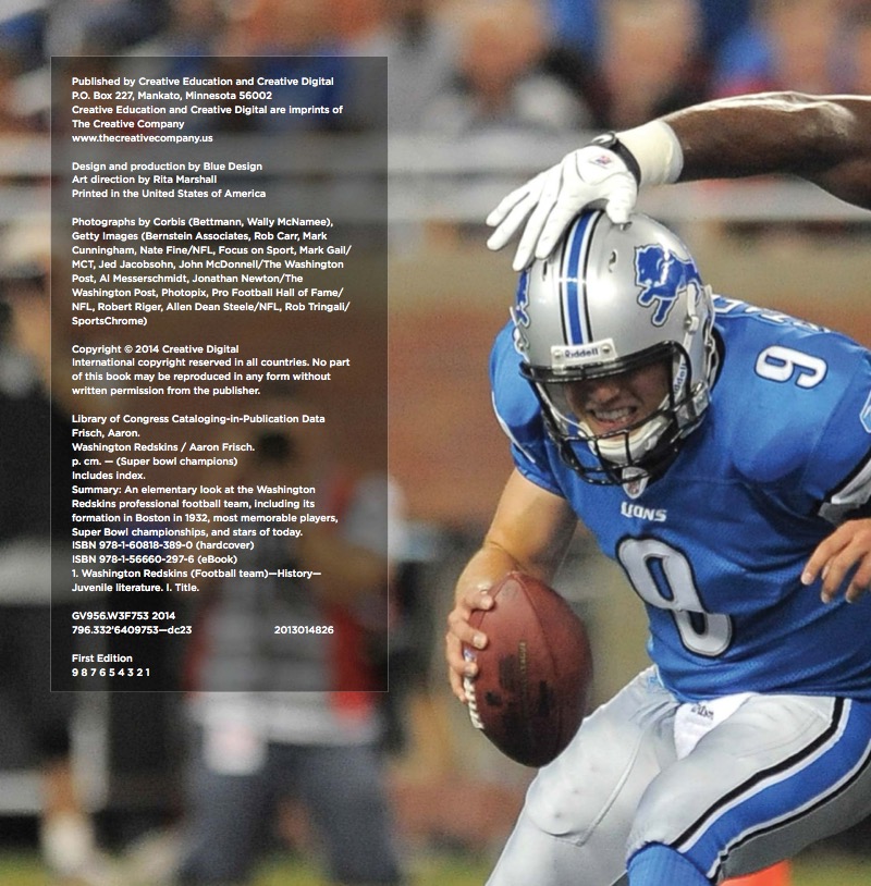 Washington Redskins — page 1