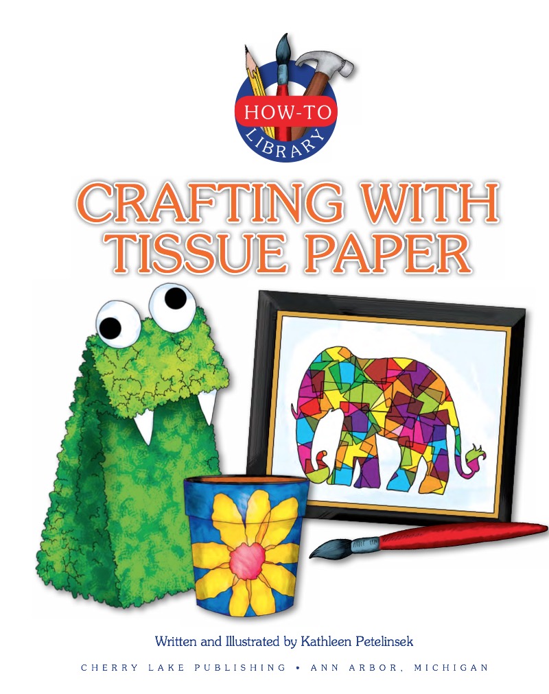 Crafting with Tissue Paper book cover