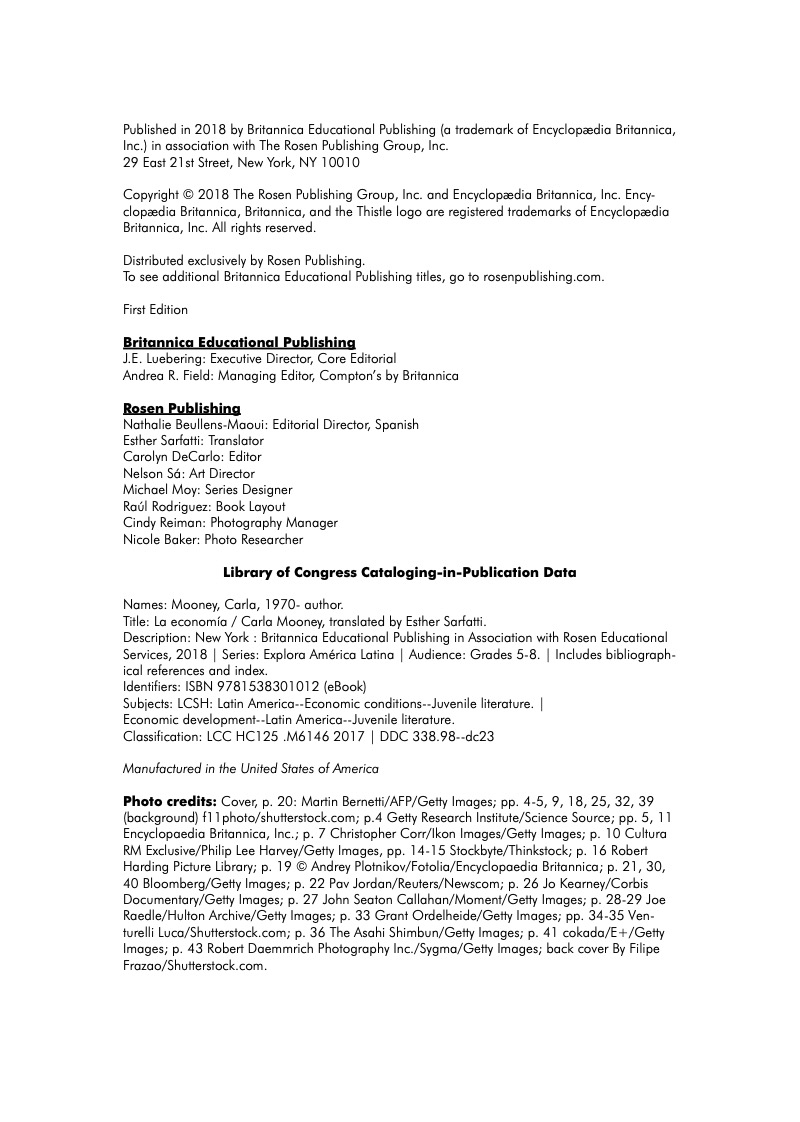 Explora América Latina: La economía — page 1