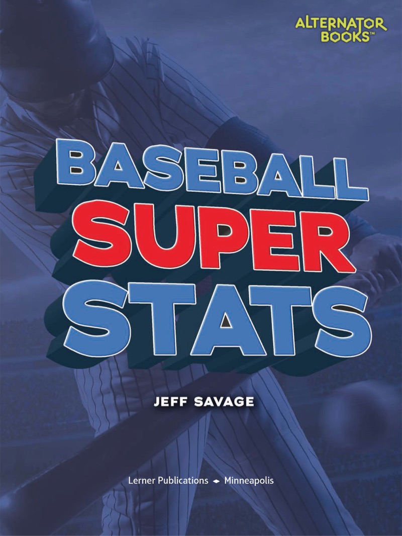 Baseball Super Stats book cover