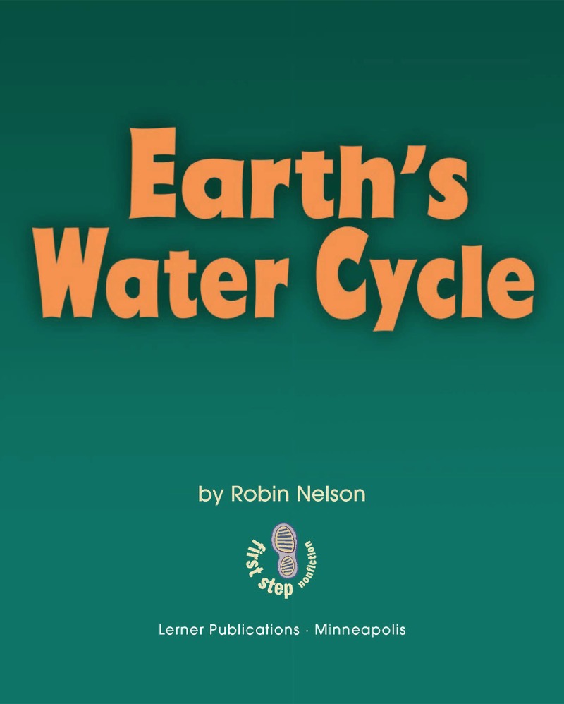 Earth's Water Cycle book cover