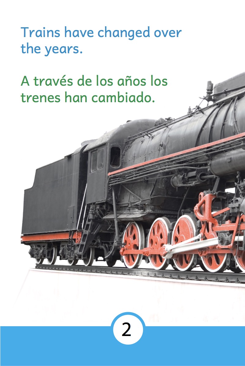 Train Time / Tiempo de trenes — page 1