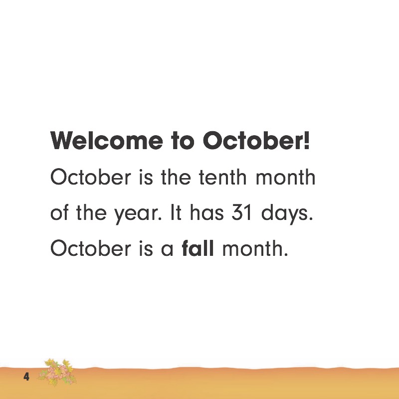 Months of the Year: October — page 1