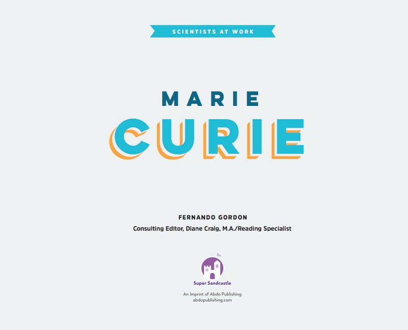Marie Curie book cover