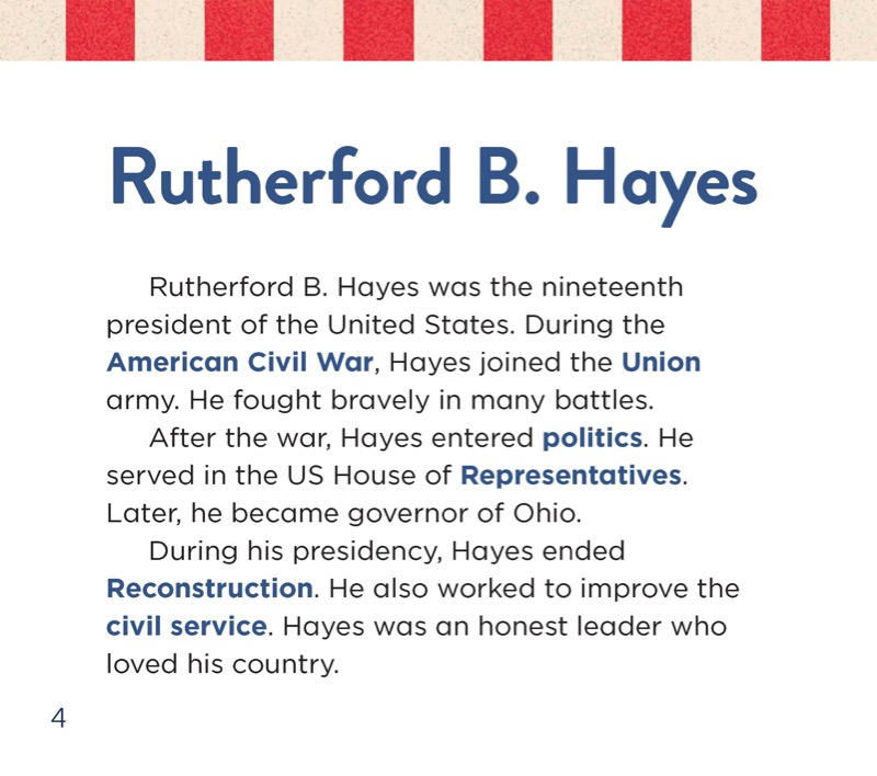 Rutherford B. Hayes — page 1