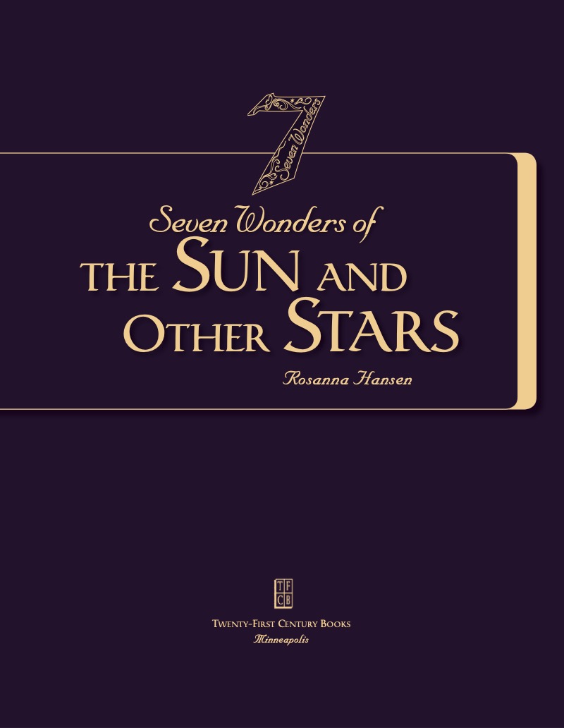 Seven Wonders of the Sun and Other Stars book cover