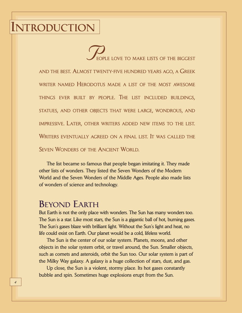 Seven Wonders of the Sun and Other Stars — page 1