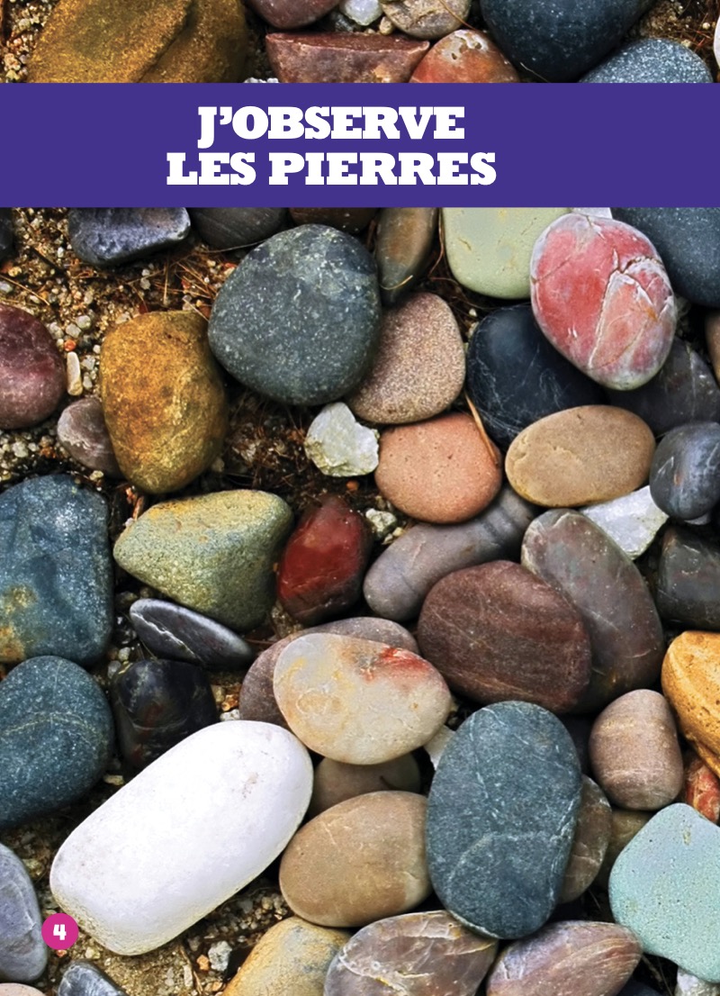 J’observe les pierres — page 1