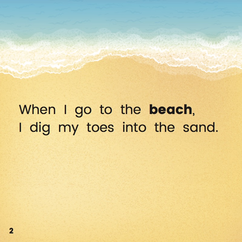 When I Go to the Beach — page 1