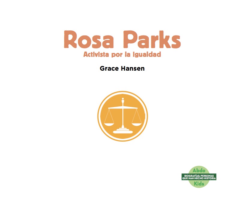 Rosa Parks: Activista por la igualdad book cover