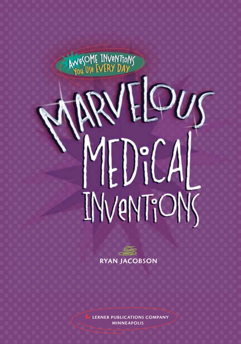 Marvelous Medical Inventions book cover
