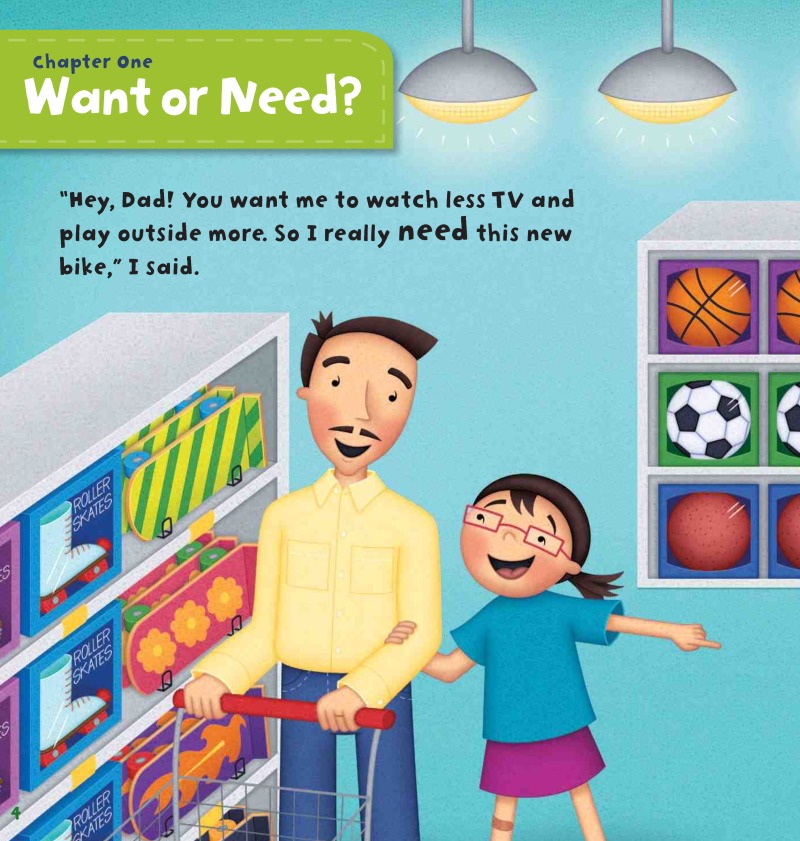 Lily Learns about Wants and Needs — page 1